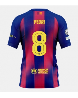 Billige Fotballdrakt Barcelona Pedri Gonzalez #8 Replika Hjemmedrakt 2025-26 Kortermet Billige Fotballdrakt Barcelona Pedri Gonzalez #8 Replika Hjemmedrakt 2025-26 Kortermet